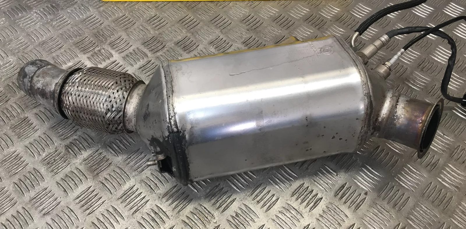 A catalytic converter and diesel particulate filter collected by PGM Recycling