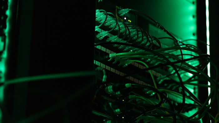 Server racks and network equipment